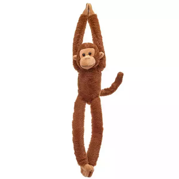 Maskotka Małpka wisząca brązowa 40 cm - Zabawki