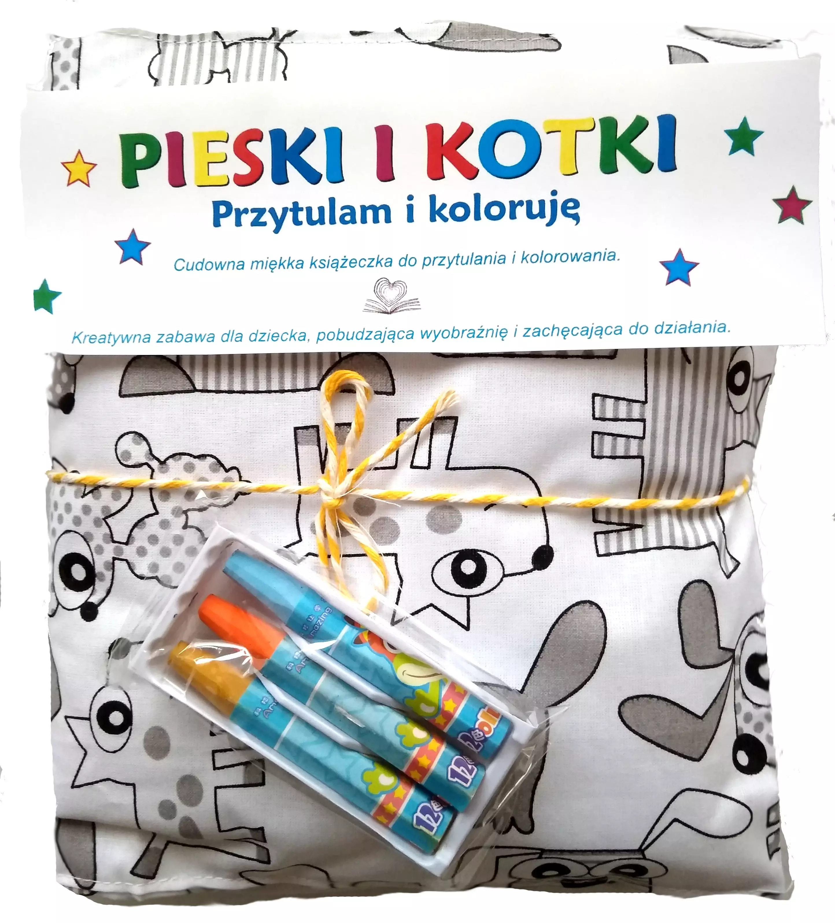 Przytulam i koloruję. Pieski i kotki - Książki