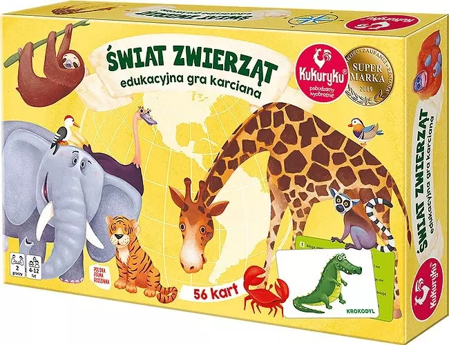 Gra Kukuryku Świat zwierząt - Puzzle