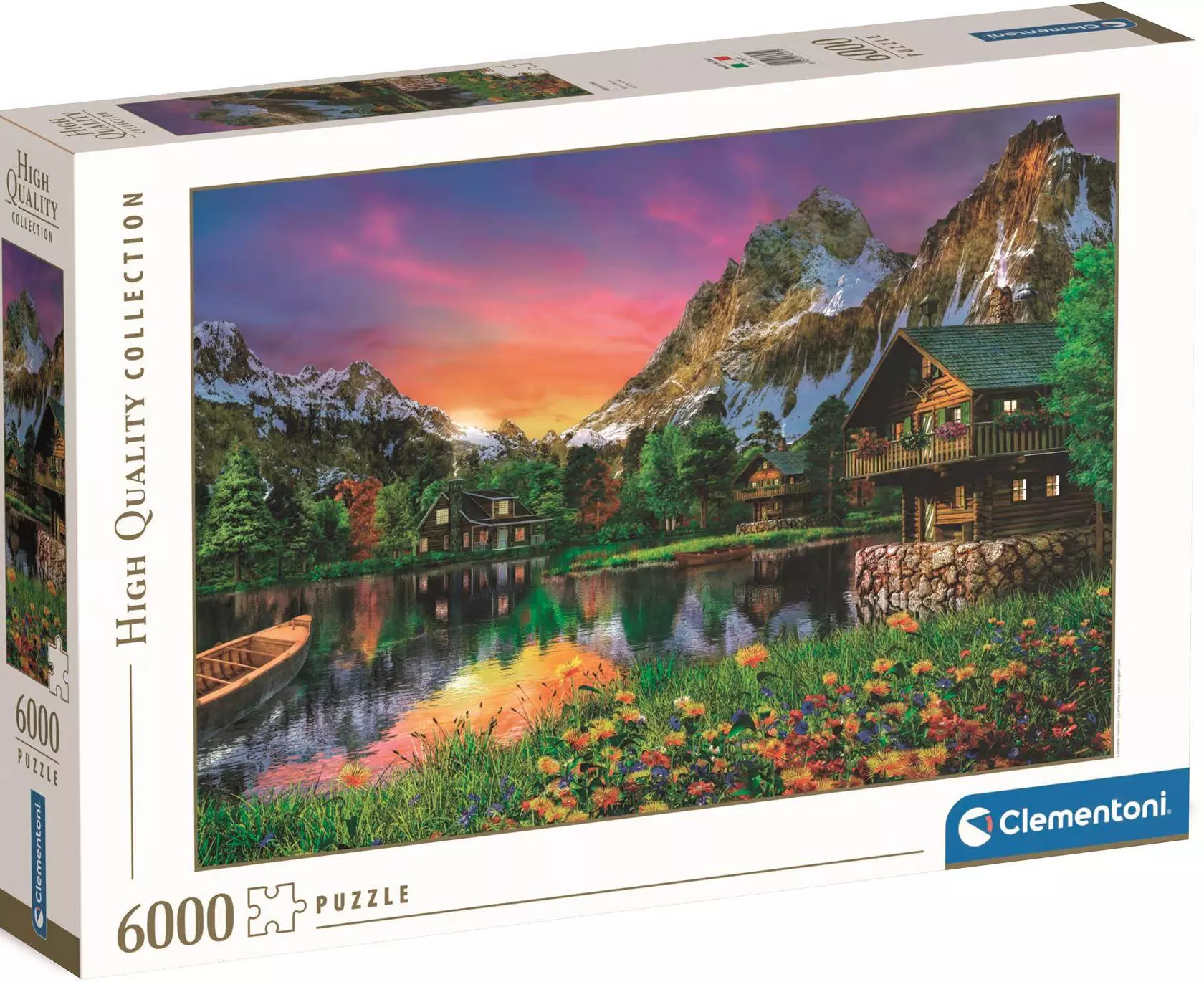 Puzzle 6000 elementów. High Quality Collection. Alpejskie jezioro - Puzzle