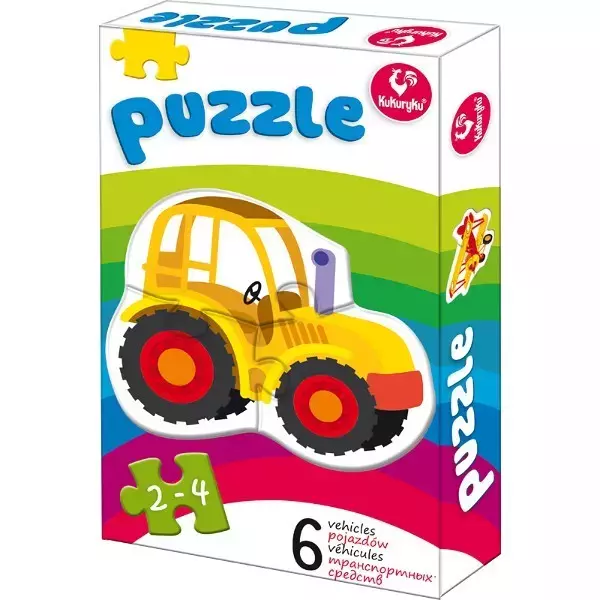 Pierwsze puzzle. Pojazdy - Puzzle