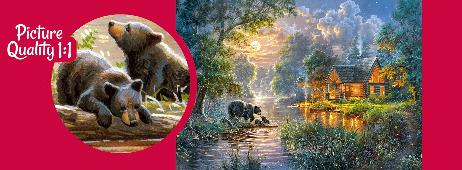 Puzzle 1000 elementów. Zatoka świetlików 30318 - Puzzle