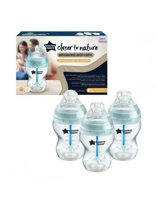 Tommee Tippee Butelka 260ML 3-PAK TT422746 - Mama i dziecko