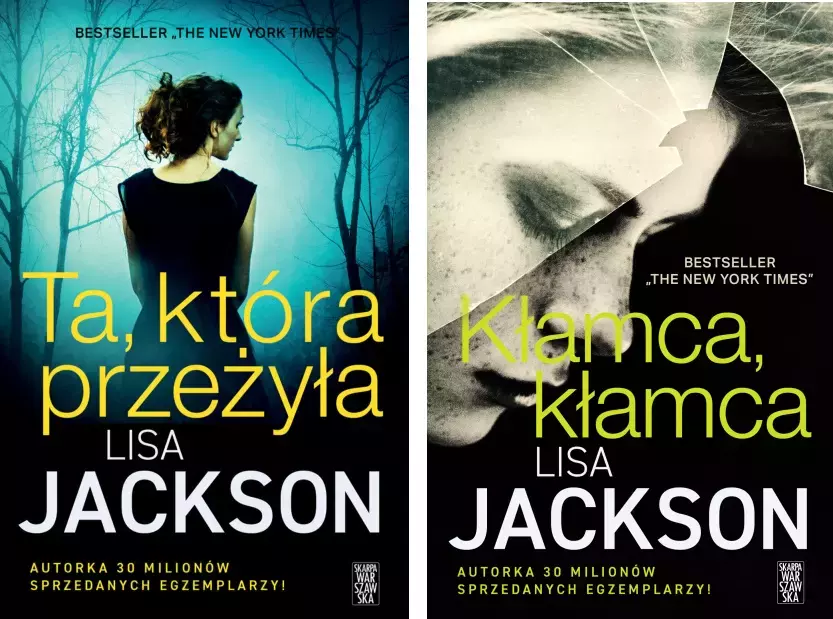 Pakiet mrocznych historii. Ta, która przeżyła / Kłamca, kłamca - Książki