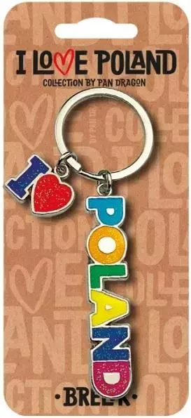 Brelok I love Poland Polska ILP-BRE-B-PL-09 - Zabawki