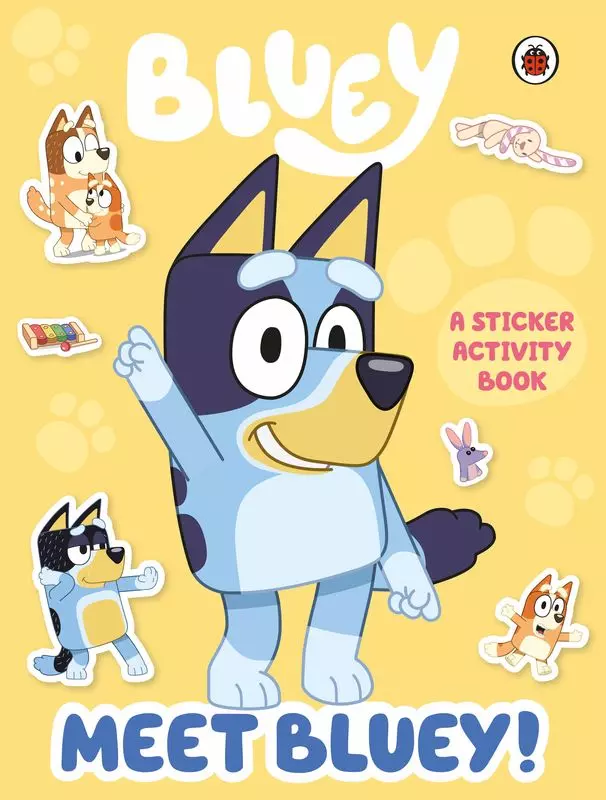 Bluey. Meet Bluey! Sticker Activity Book wer. angielska - Książki