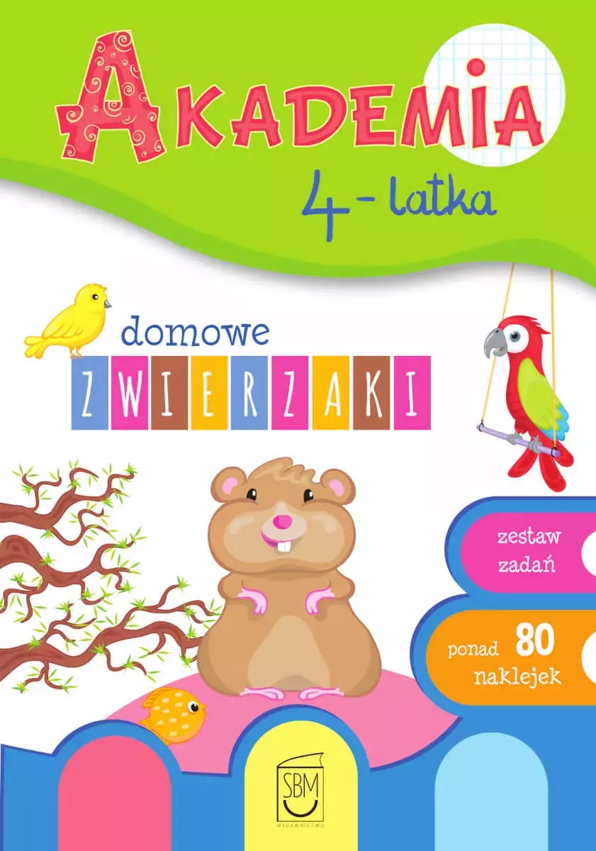 Akademia 4-latka. Domowe zwierzaki - Książki