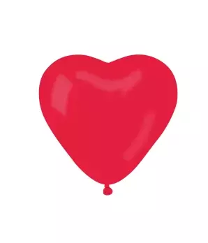 Balon Serce 28 cm (50 sztuk) - Papiernicze i szkolne