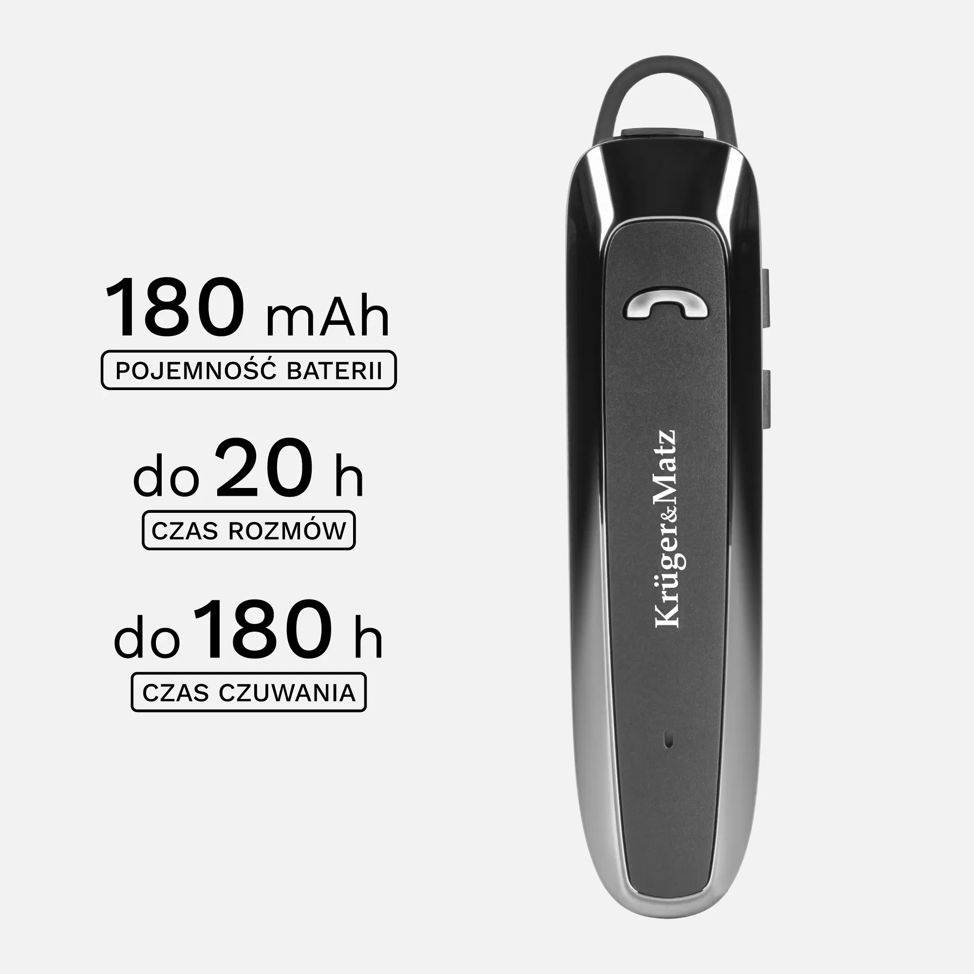 Słuchawka Bluetooth Kruger&Matz Traveler K14 - Elektronika i akcesoria
