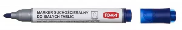Marker do tablic TOMA okrągły niebieski p10, cena za 1szt. - Papiernicze i szkolne