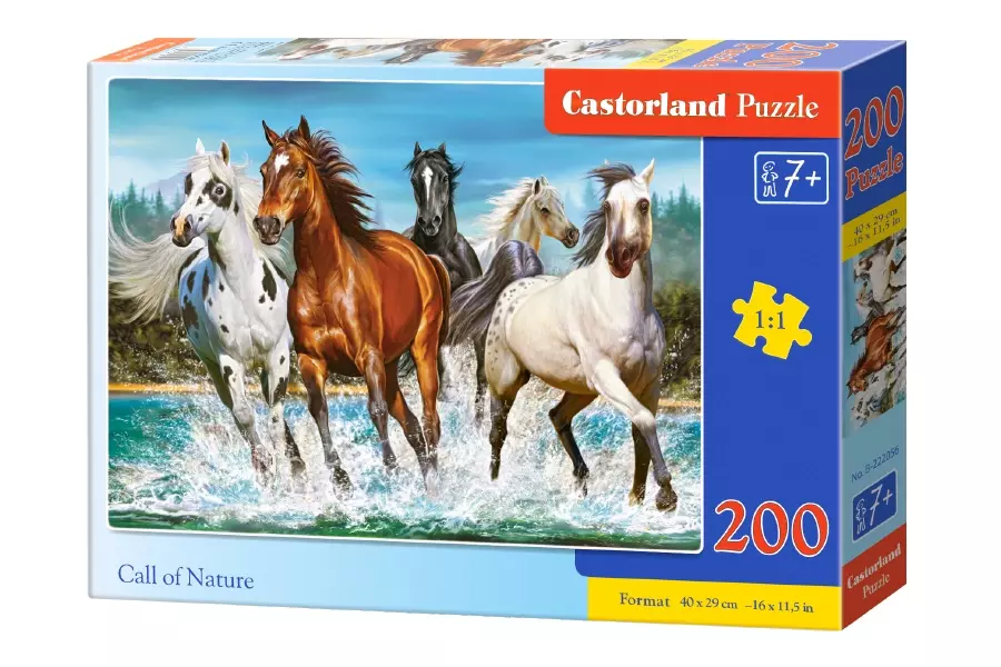 Puzzle 200 elementów. Zew natury - Puzzle