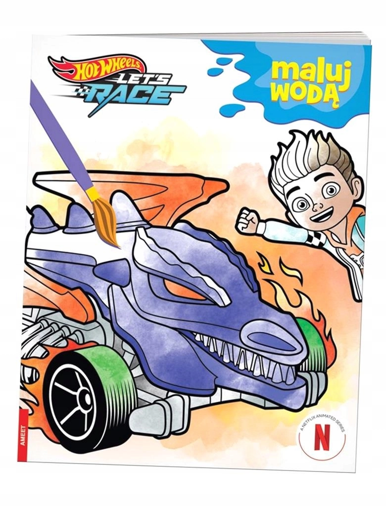 Hot Wheels Maluj wodą MW-1601 - Książki