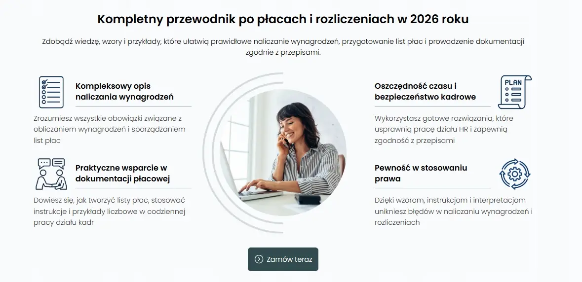 Wynagrodzenia 2026. Listy płac, instrukcje, przykłady liczbowe - Książki
