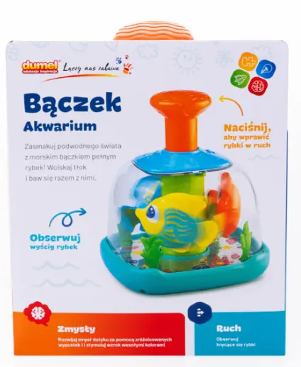 Bączek akwarium - Zabawki
