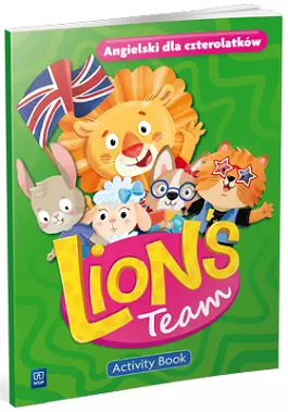 Lion's Team. Język angielski dla czterolatków. Karty pracy - Książki