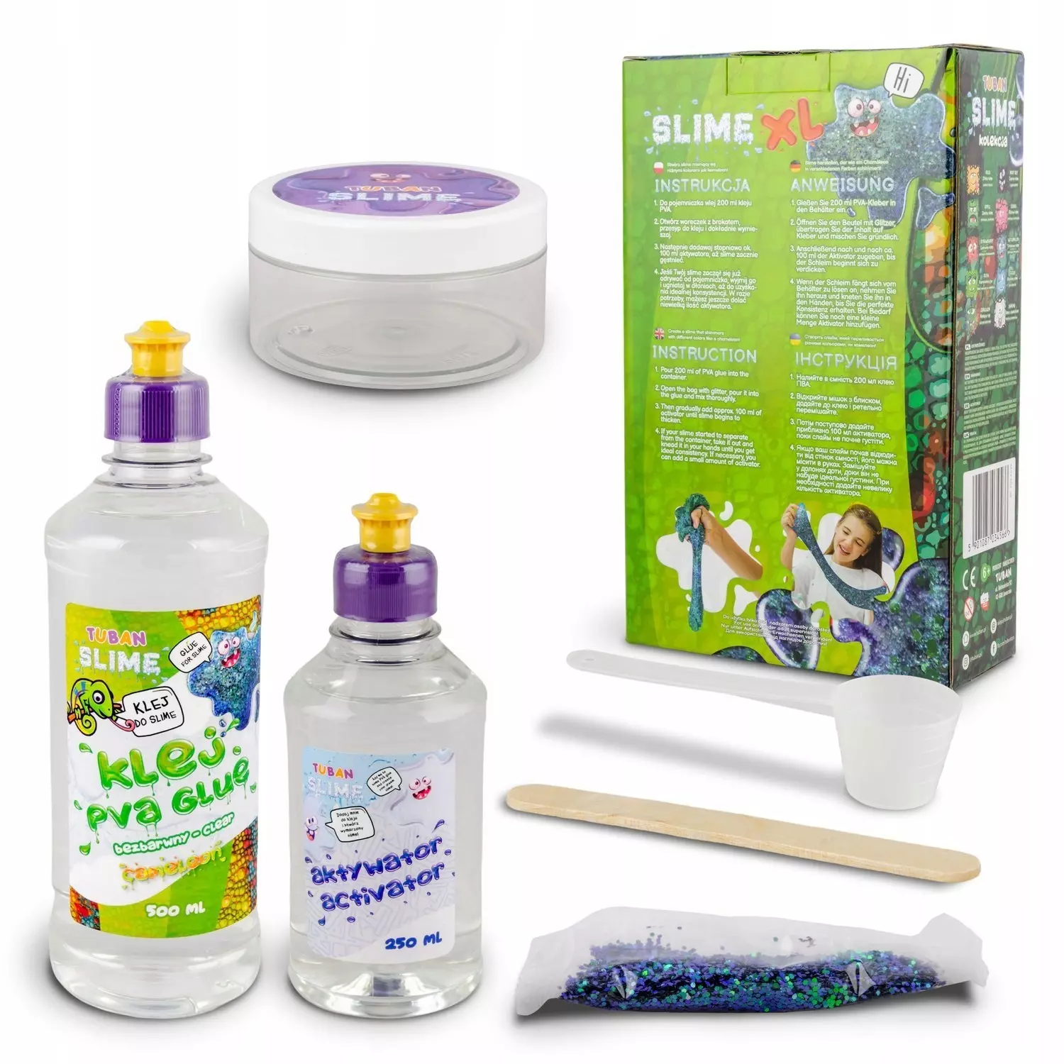 Zestaw Super Slime XL. Kameleon - Zabawki