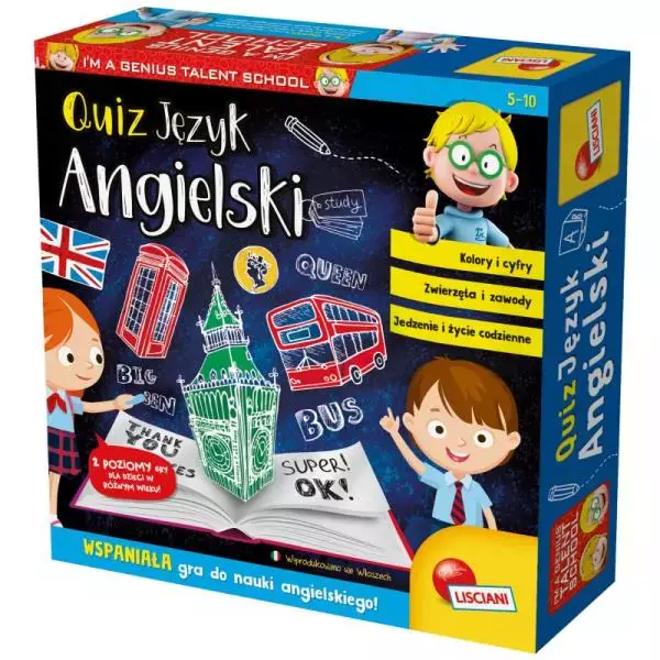 I'm a Genius Quiz - język angielski - Gry