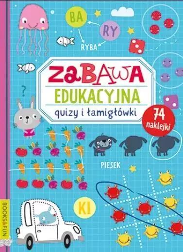 Zabawa edukacyjna. Quizy i łamigłówki - Książki