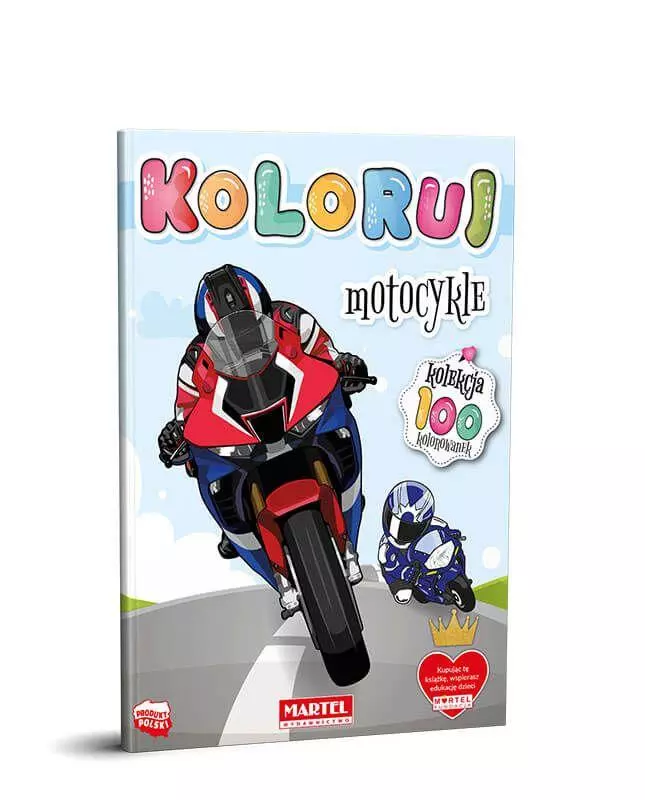 Koloruj. Motocykle - Książki
