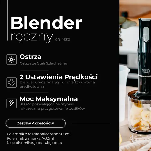 Blender ręczny - zestaw - Elektronika i akcesoria