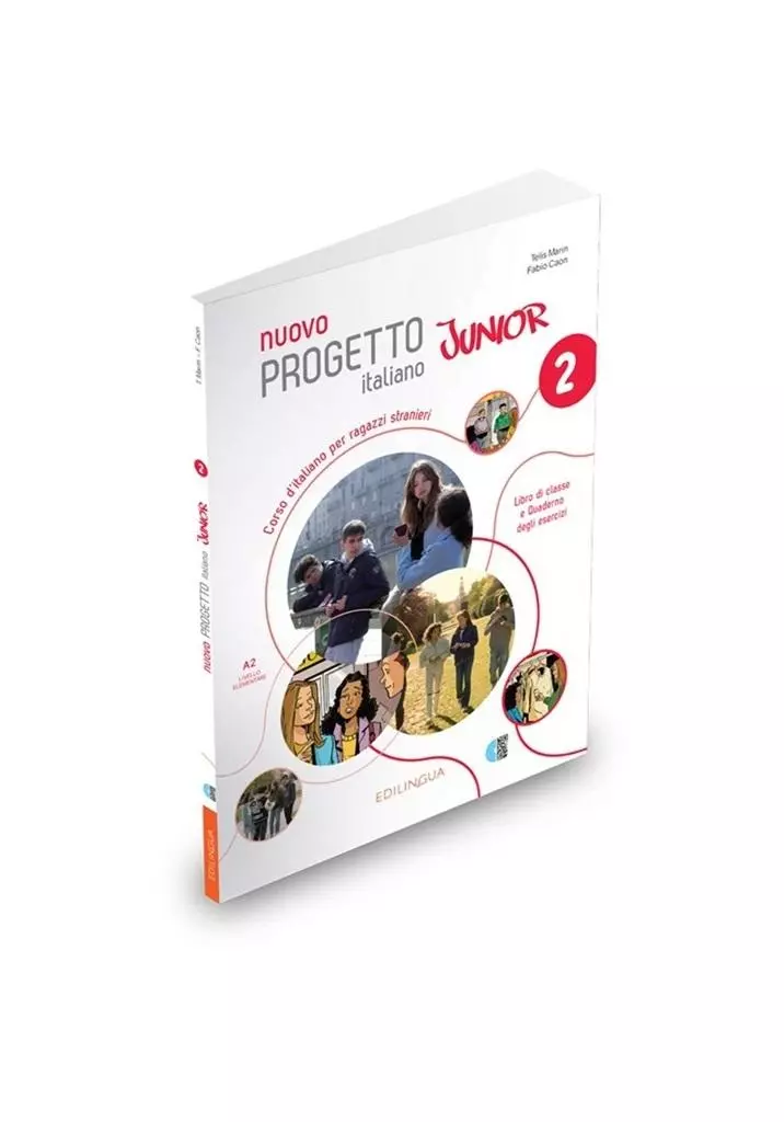 Nuovo Progetto italiano junior 2 pod + ćw + online - Książki