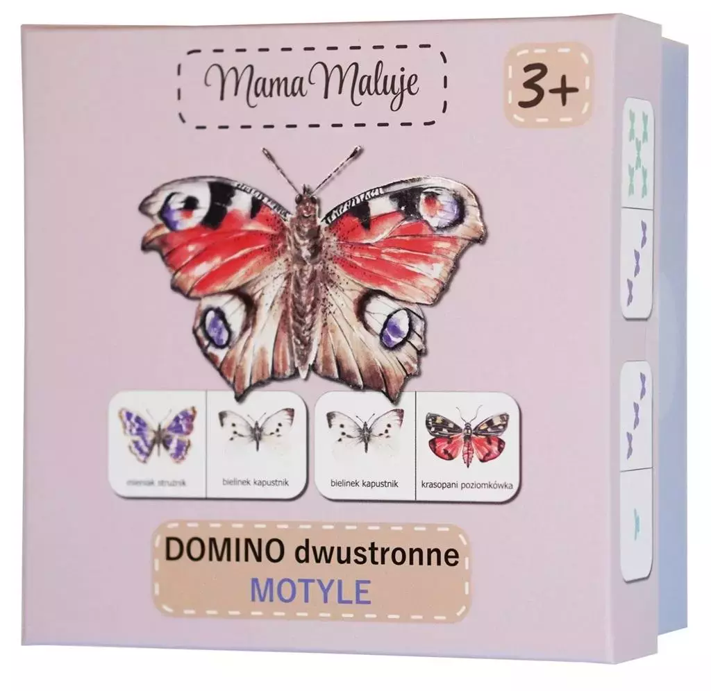 Domino dwustronne Motyle - Gry