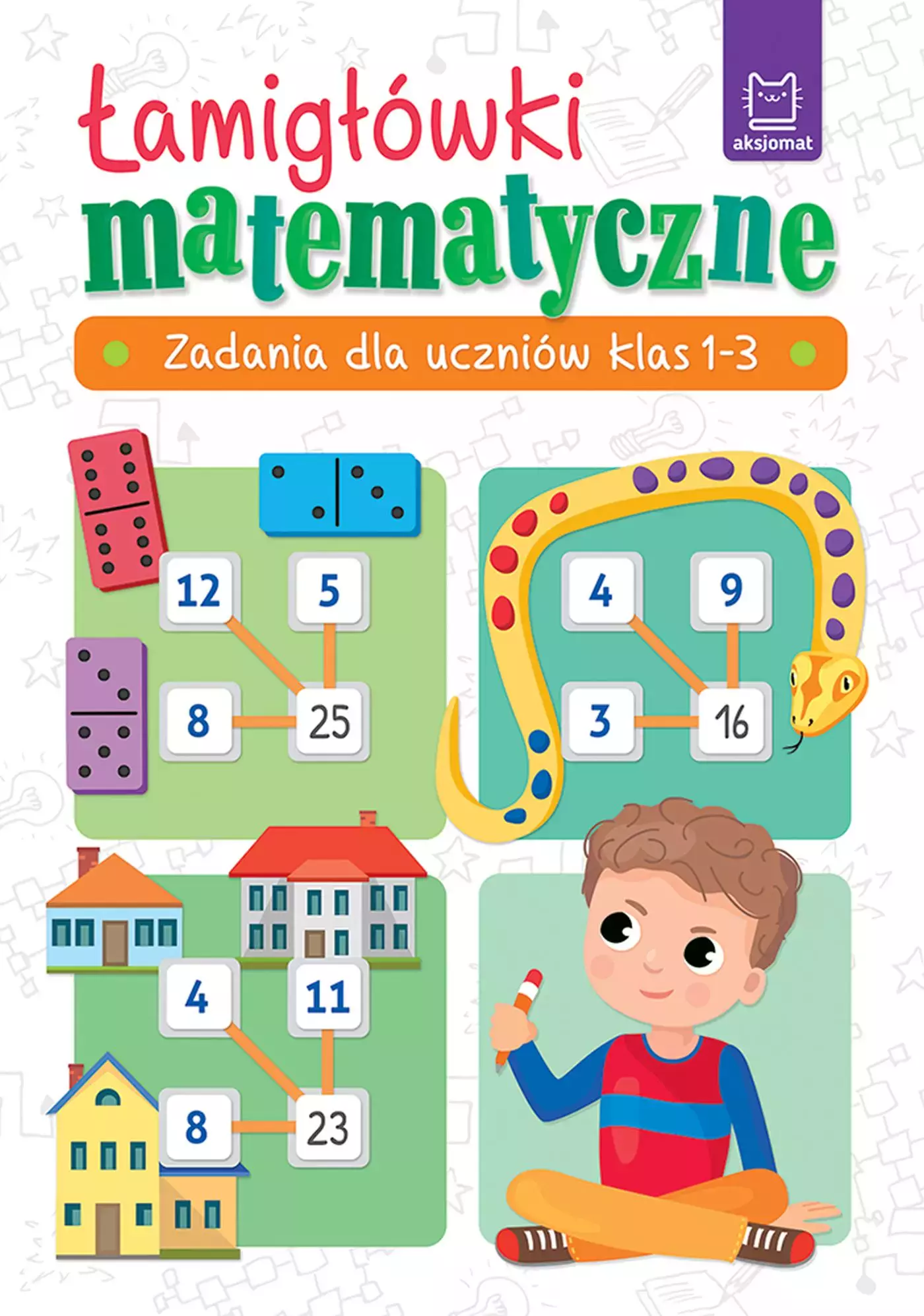 Łamigłówki matematyczne. Zadania dla uczniów klas 1-3 - Książki