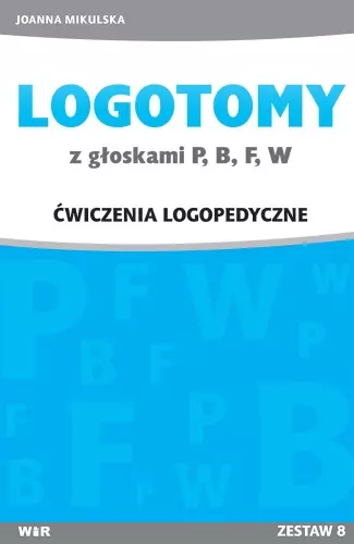 Logotomy z głoskami P, B, F, W - Książki