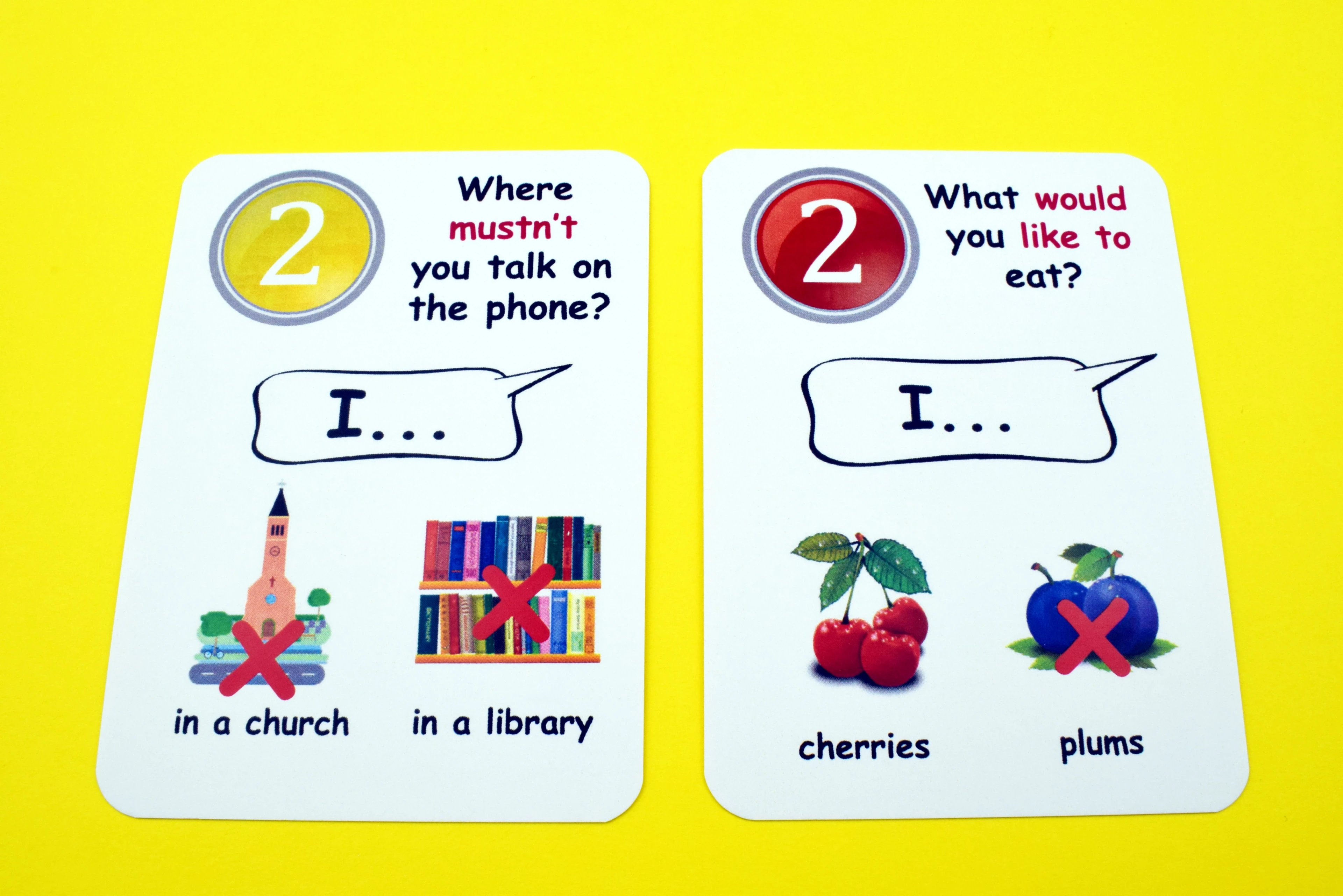 Fun Card English. Modal Verbs - Gry