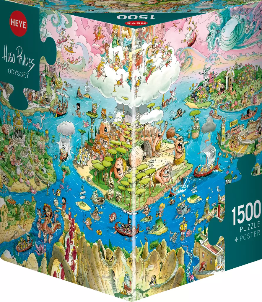 Puzzle 1500 elementów. Bohaterowie "Odyseji" - Puzzle
