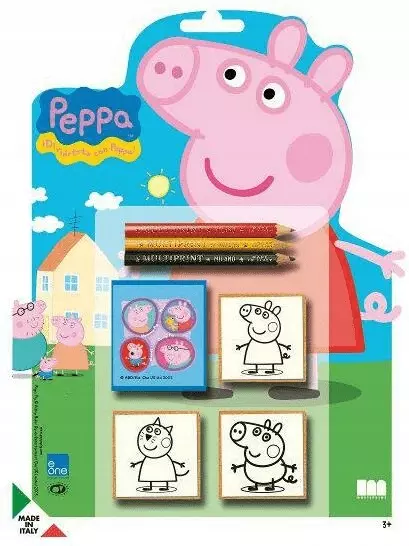 Świnka Peppa. Zestaw pieczątek - Zabawki