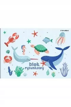 Blok rysunkowy A4/20k biały 70g Basic Top Fol A 10 - Papiernicze i szkolne