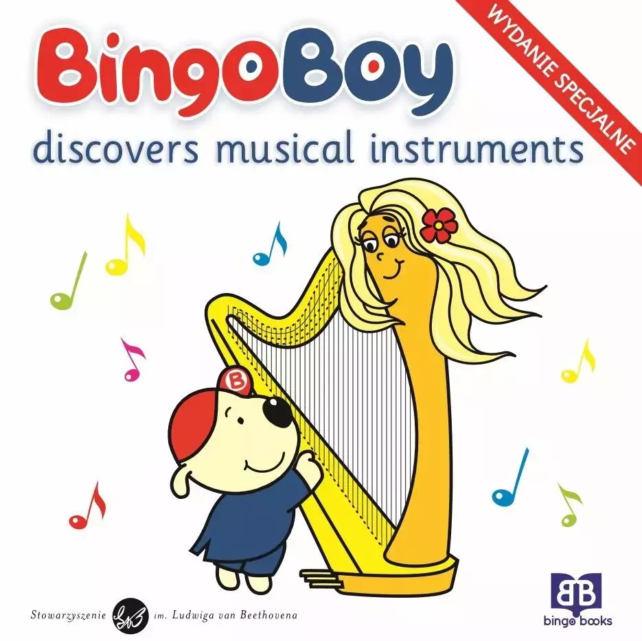 Bingo Boy discovers musical instruments - Książki
