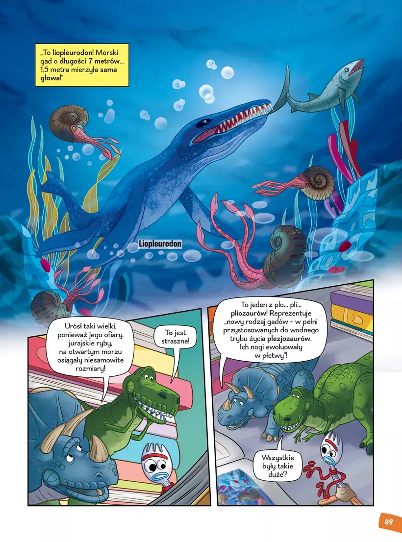 Nauka z komiksem. Era dinozaurów. Czas gigantów, czyli dinozaury jury. Tom 2 - Książki