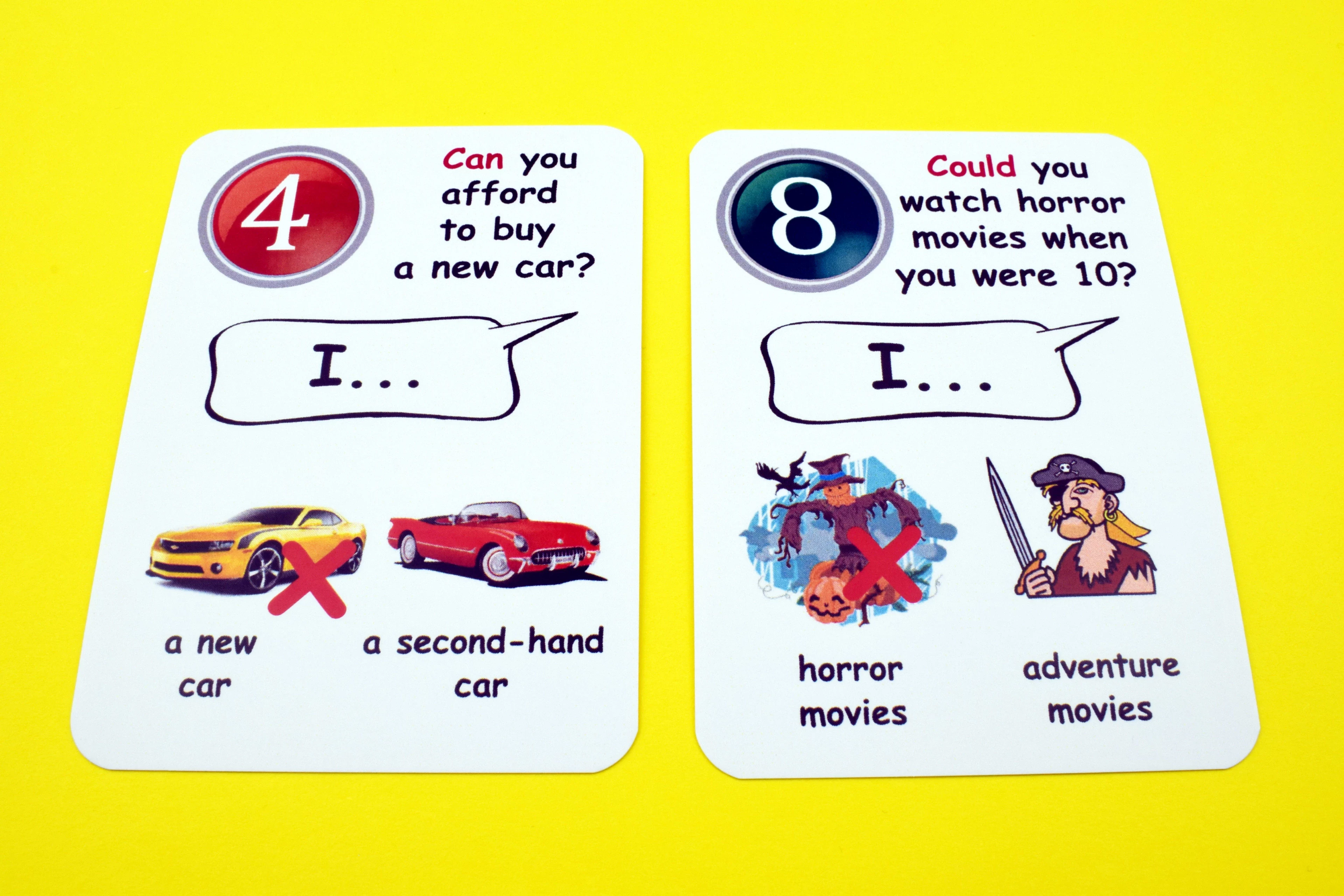 Fun Card English. Modal Verbs - Gry