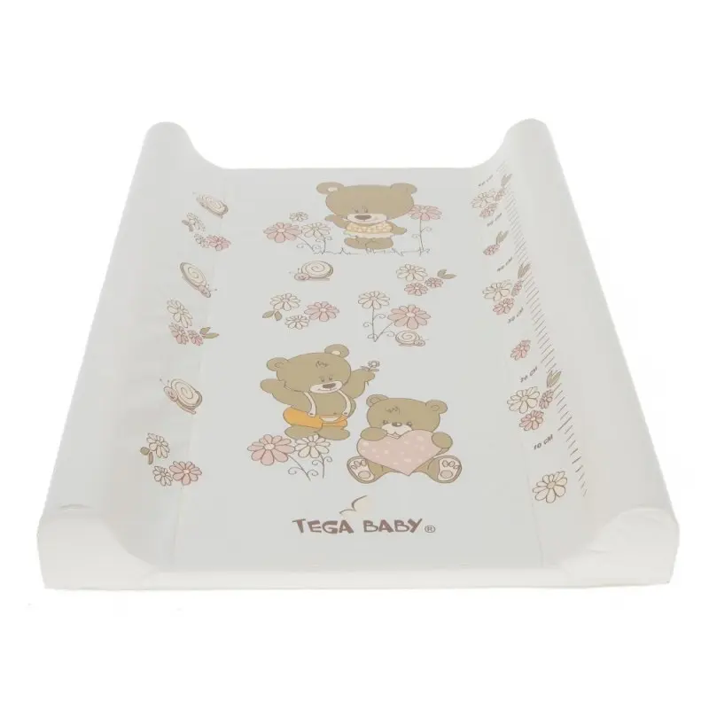 Przewijak dziecięcy sztywny 50 x 70 cm Tega Baby Miś beżowy - Mama i dziecko