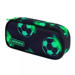 Piórnik owalny Astrabag Neo Football - Papiernicze i szkolne