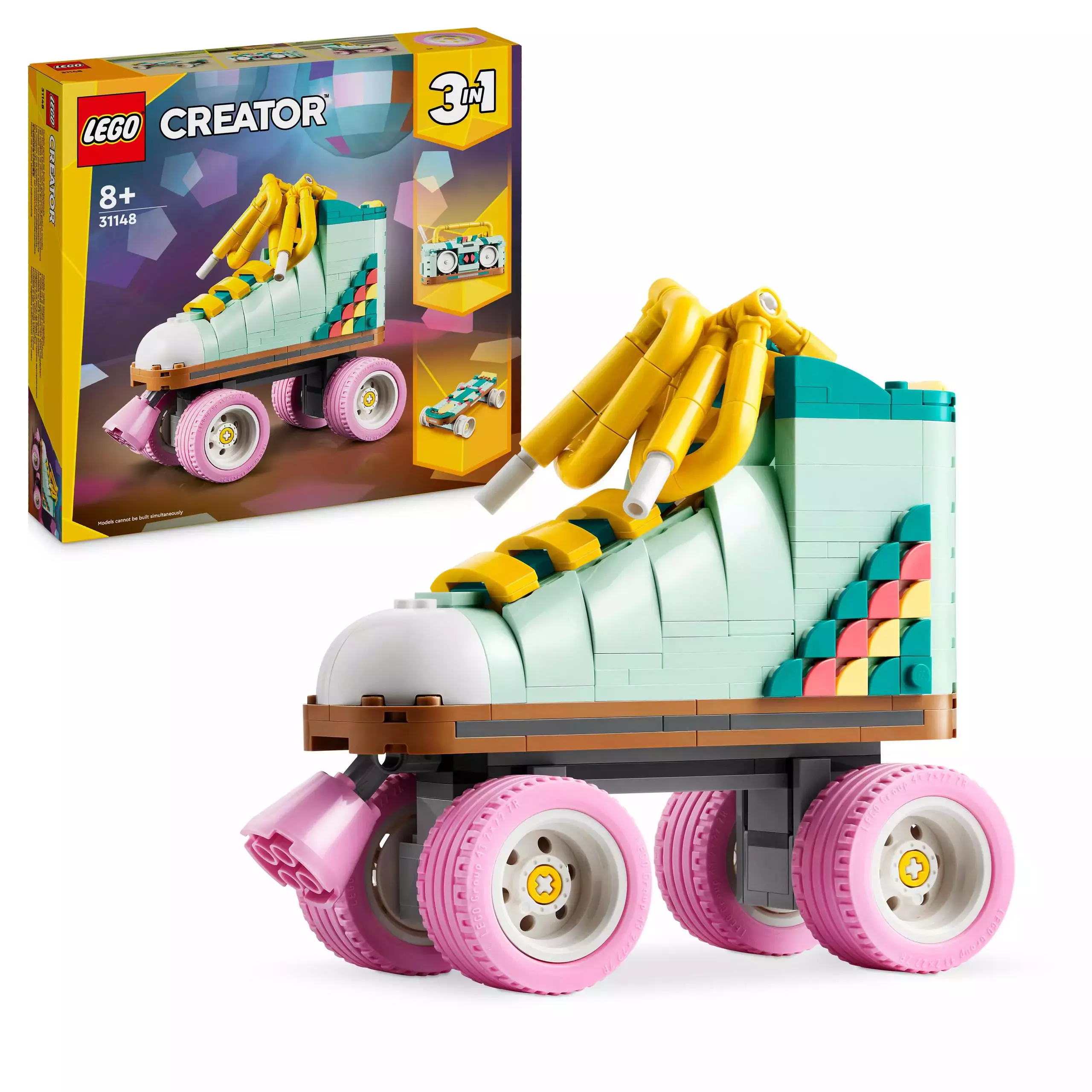 LEGO Creator 3 w 1 Wrotka w stylu retro 31148 - Zabawki