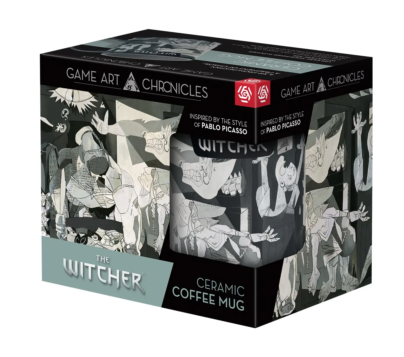 Kubek 450ml ceramiczny The Witcher Wiedźmin Ciri & Pablo Picasso - Zabawki