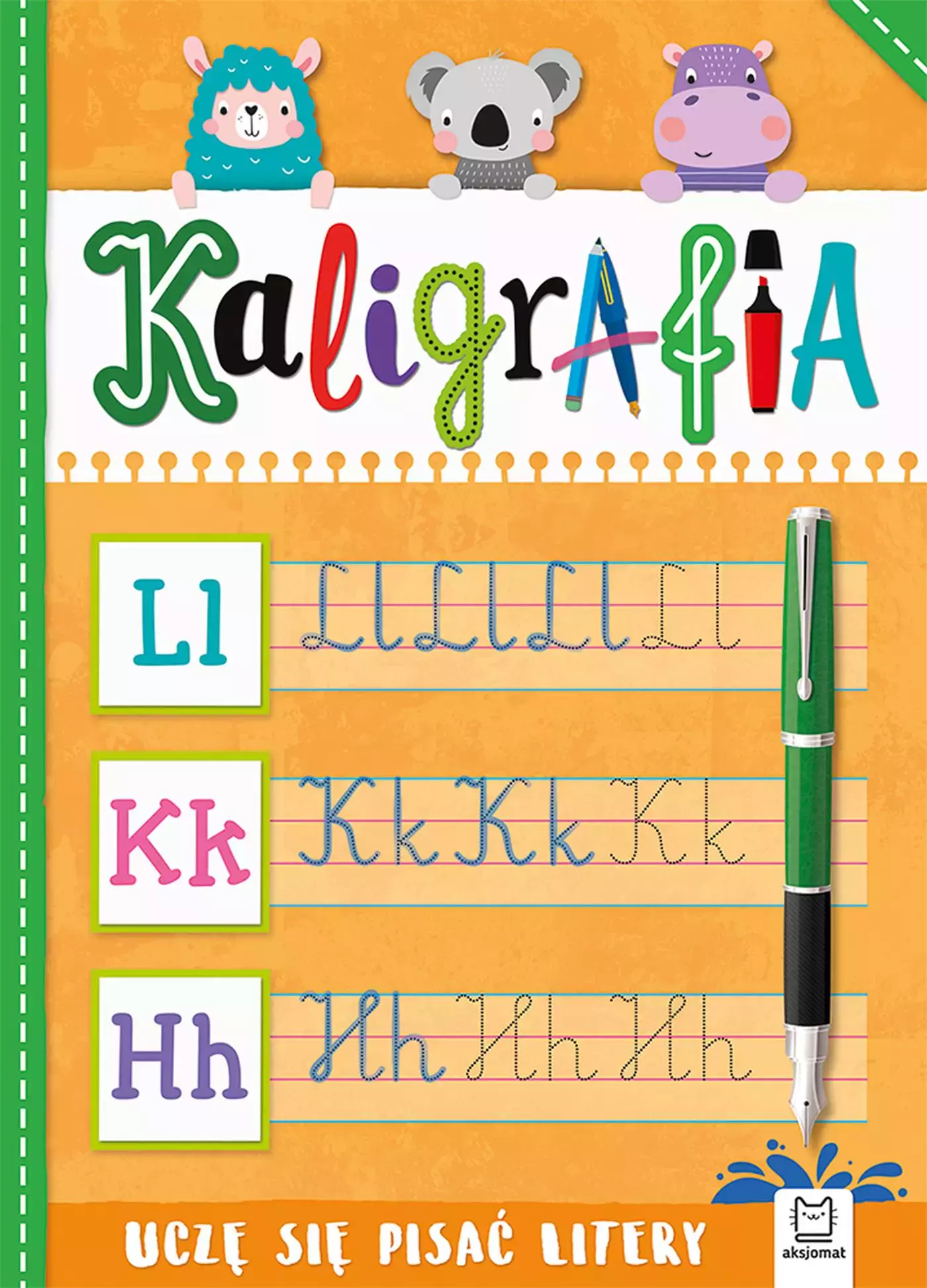 Kaligrafia. Uczę się pisać litery - Książki