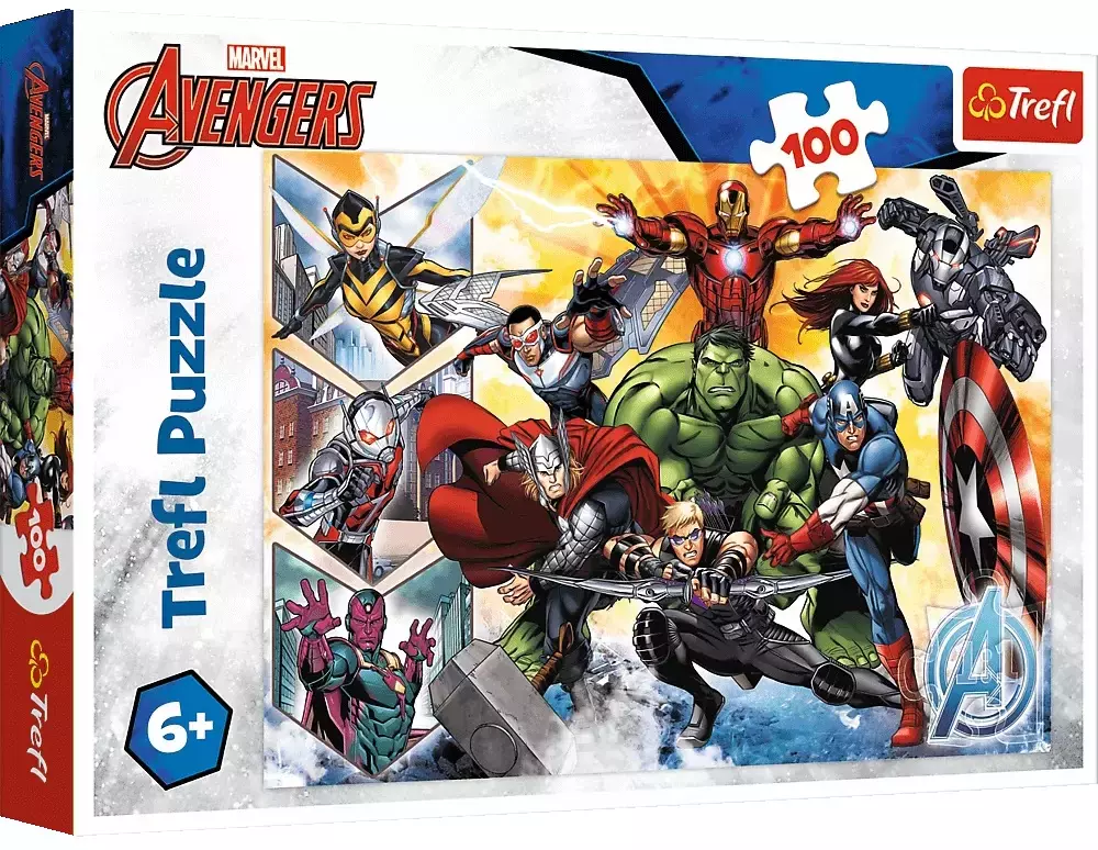 Puzzle 100 elementów. Siła Avengersów - Puzzle
