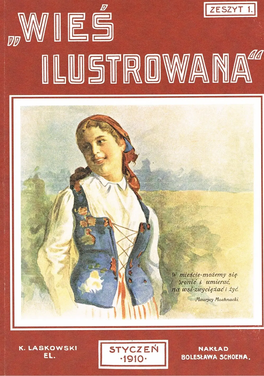 Wieś ilustrowana zeszyt 1 Styczeń 1910 - Książki