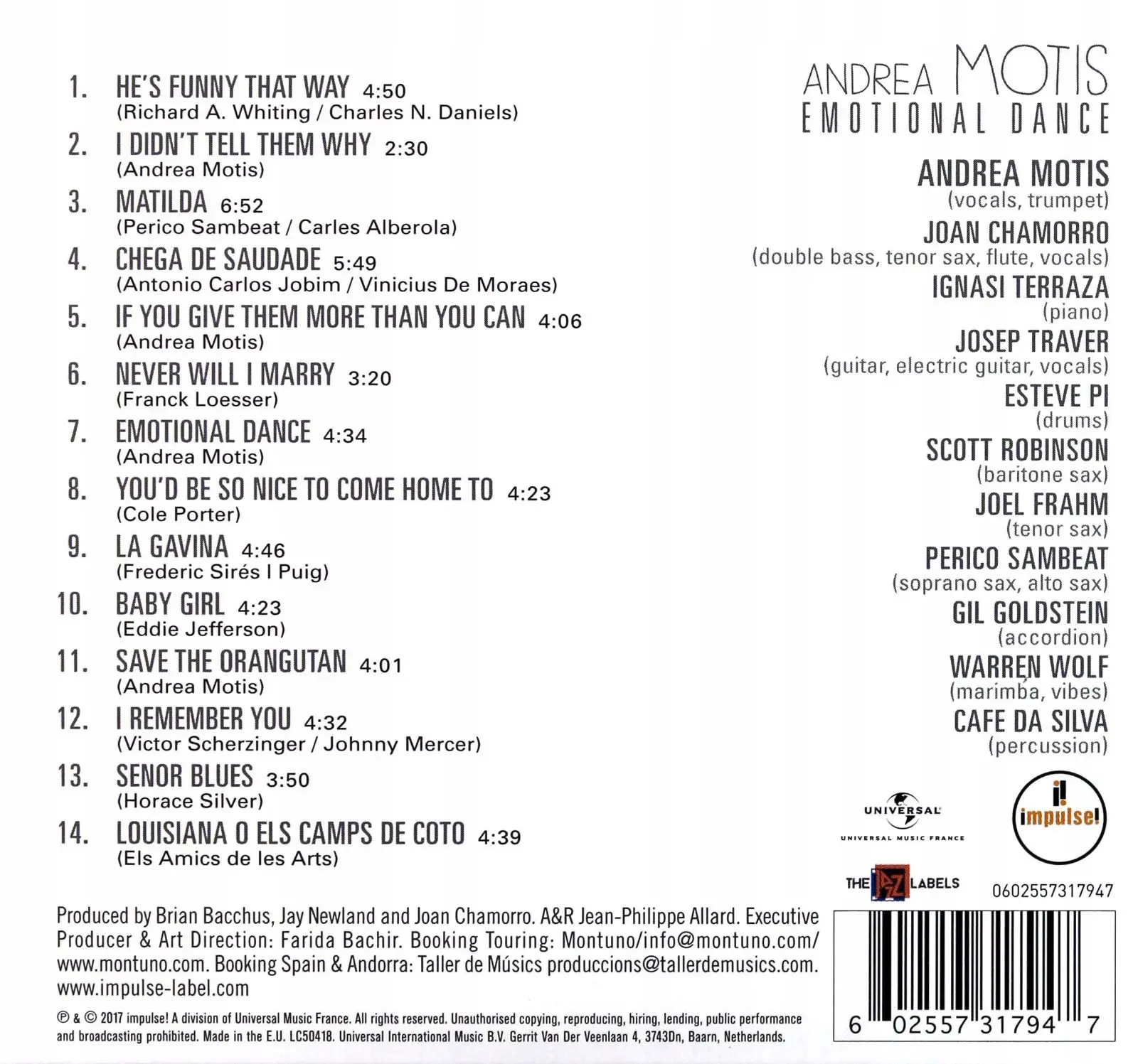 Emotional Dance, CD - Muzyka