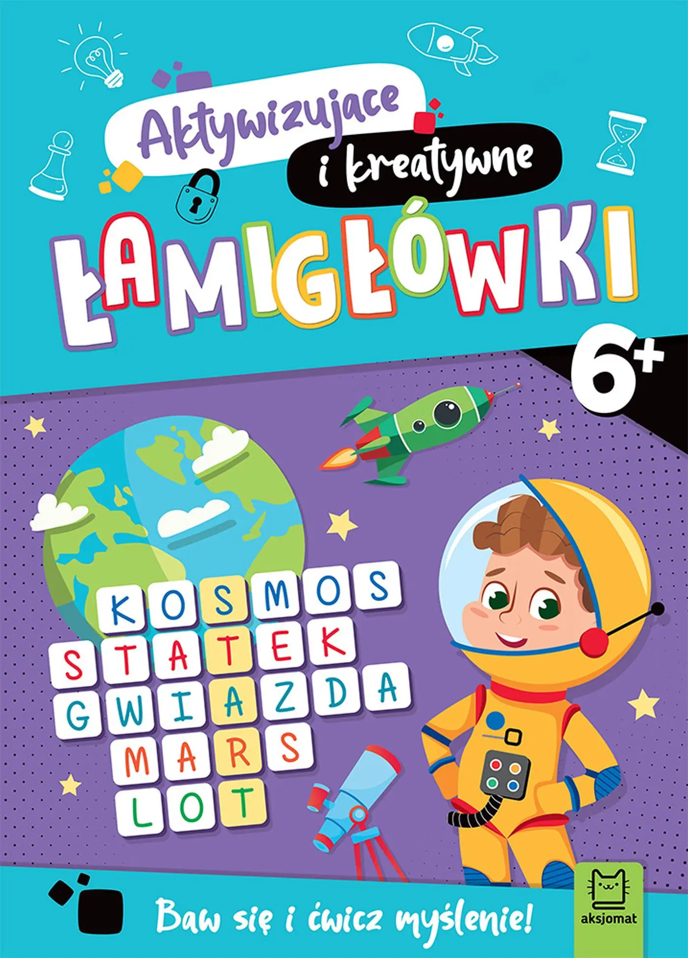 Łamigłówki aktywizujące i kreatywne od 6 lat - Książki
