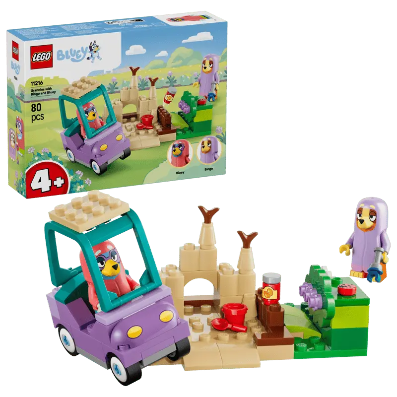 LEGO Bluey Babunie z Bingo i Blue 11216 - Zabawki