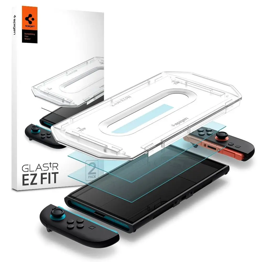 Szkło Hartowane Spigen Glas.tr ”Ez Fit” 2-Pack Nintendo Switch 2 Clear - Elektronika i akcesoria