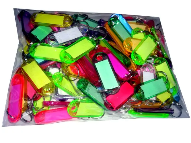 Identyfikatory do kluczy, 12 szt. - Papiernicze i szkolne