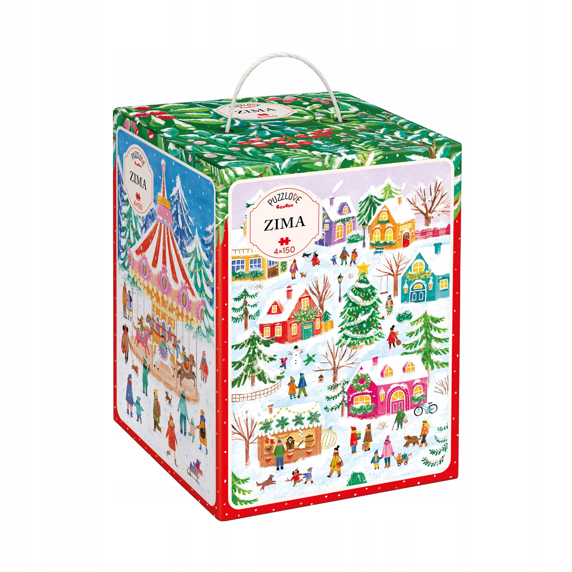 Puzzle CzuCzu 600 elementów Puzzlove CzuCzu Zima - Puzzle