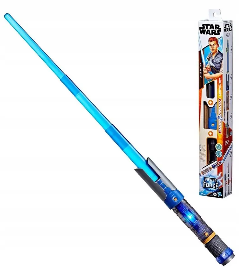 MIECZ ŚWIETLNY STAR WARS Cal Kestis Lightsaber Power Force DŹWIĘK ŚWIATŁO - Zabawki