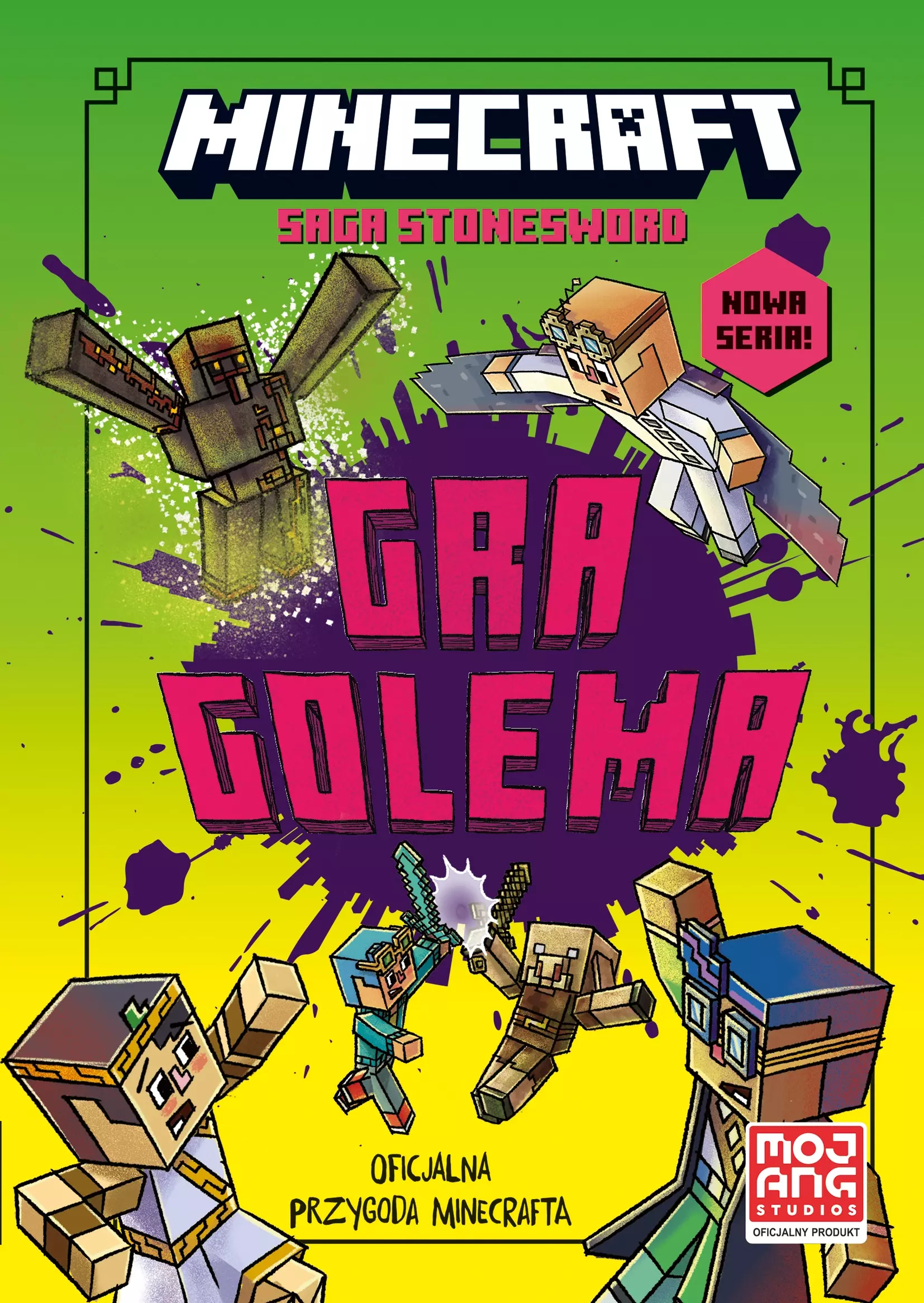 Minecraft. Gra golema. Saga Stonesword. Tom 5 - Książki